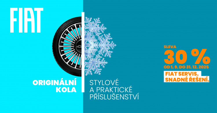 Originální kola s 30% slevou