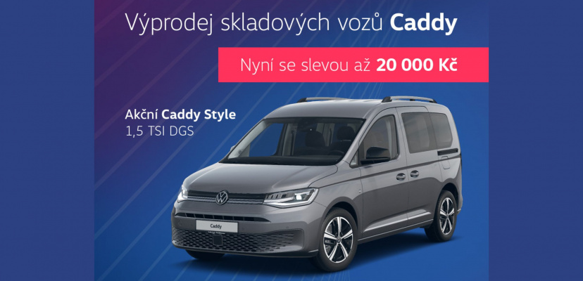 Výprodej skladových vozů Volkswagen Caddy